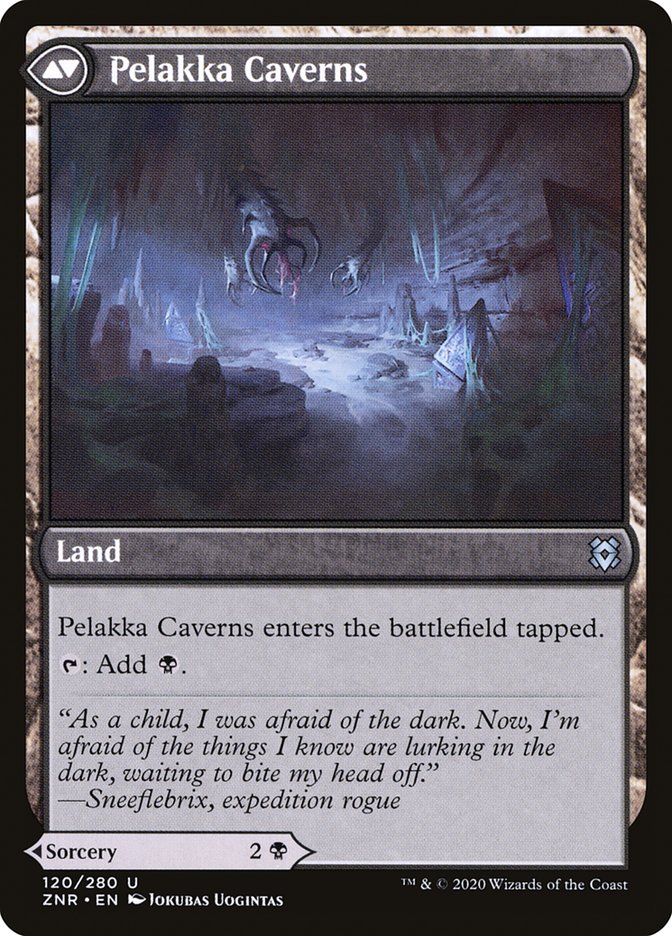 Pelakka Predation // Pelakka Caverns [Zendikar Rising] - The Mythic Store | 24h Order Processing