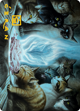 Can't Stay Away Art Card (Gold-Stamped Signature) [Innistrad: Midnight Hunt Art Series] - The Mythic Store | 24h Order Processing