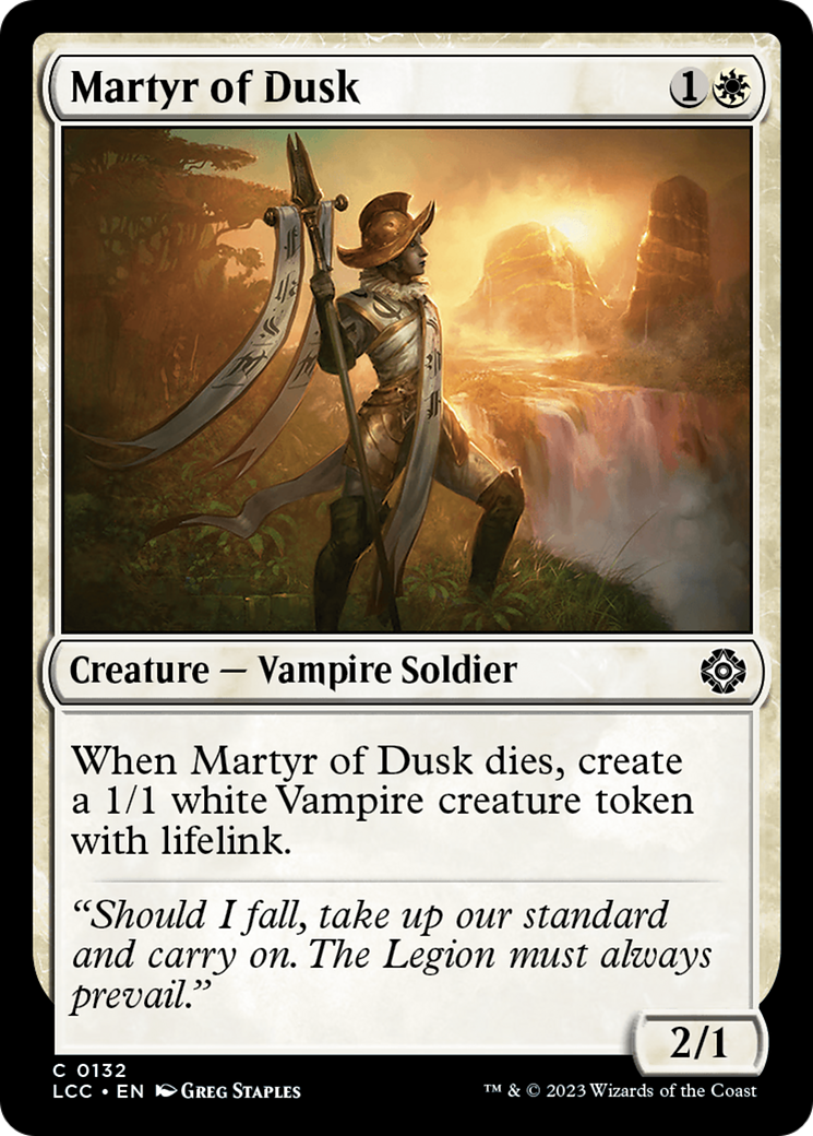 Martyr of Dusk [The Lost Caverns of Ixalan Commander] - The Mythic Store | 24h Order Processing