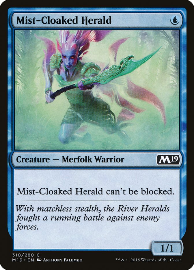 Mist-Cloaked Herald [Core Set 2019] - The Mythic Store | 24h Order Processing