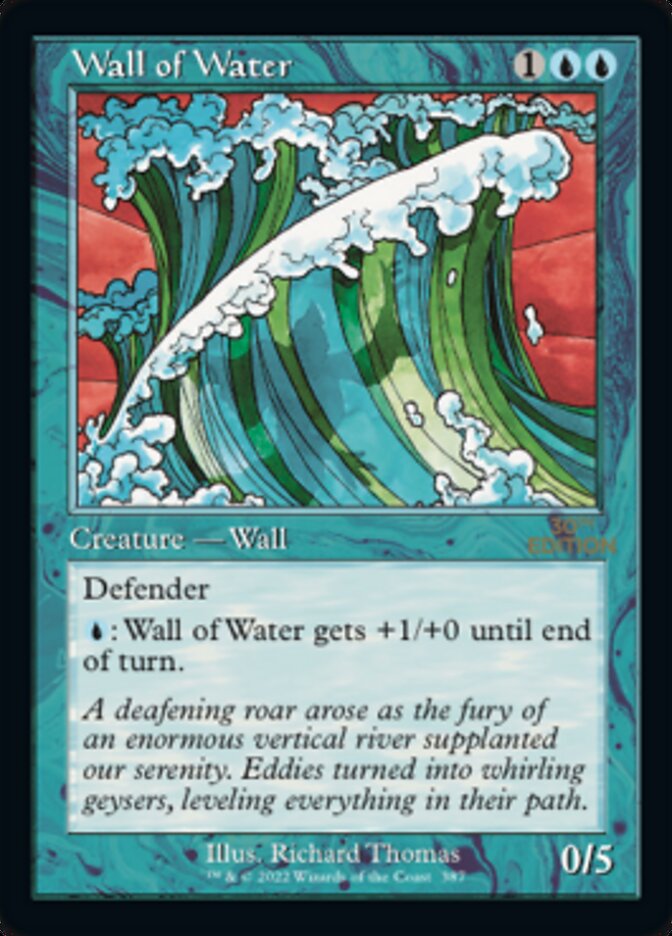 Wall of Water (Retro) [30th Anniversary Edition] - The Mythic Store | 24h Order Processing