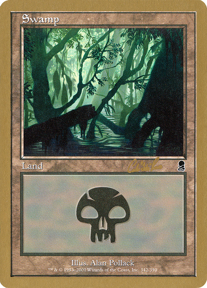 Swamp (cr342) (Carlos Romao) [World Championship Decks 2002] - The Mythic Store | 24h Order Processing