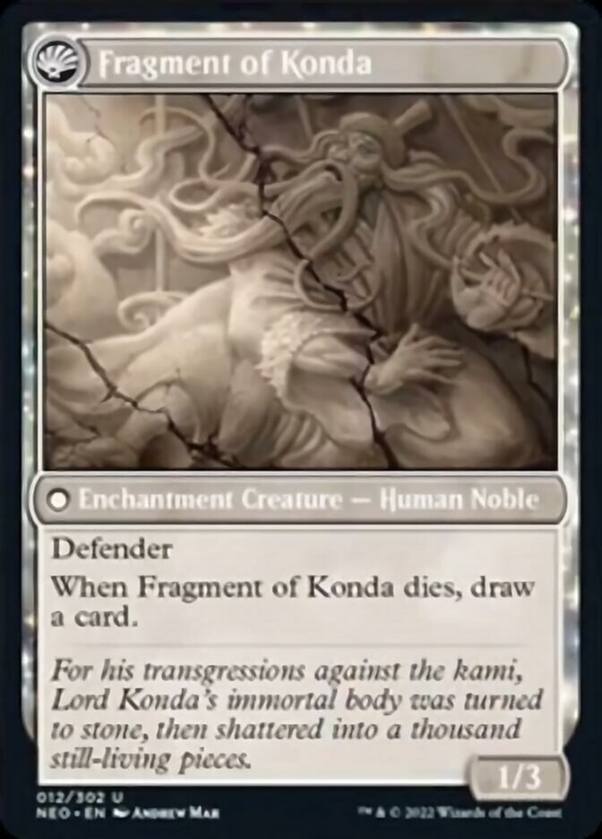 The Fall of Lord Konda // Fragment of Konda [Kamigawa: Neon Dynasty] - The Mythic Store | 24h Order Processing