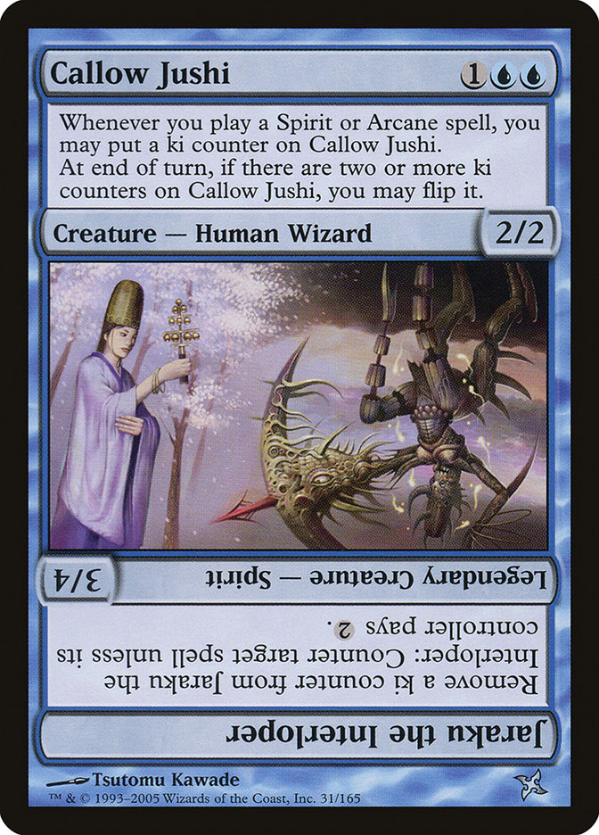 Callow Jushi // Jaraku the Interloper [Betrayers of Kamigawa] - The Mythic Store | 24h Order Processing