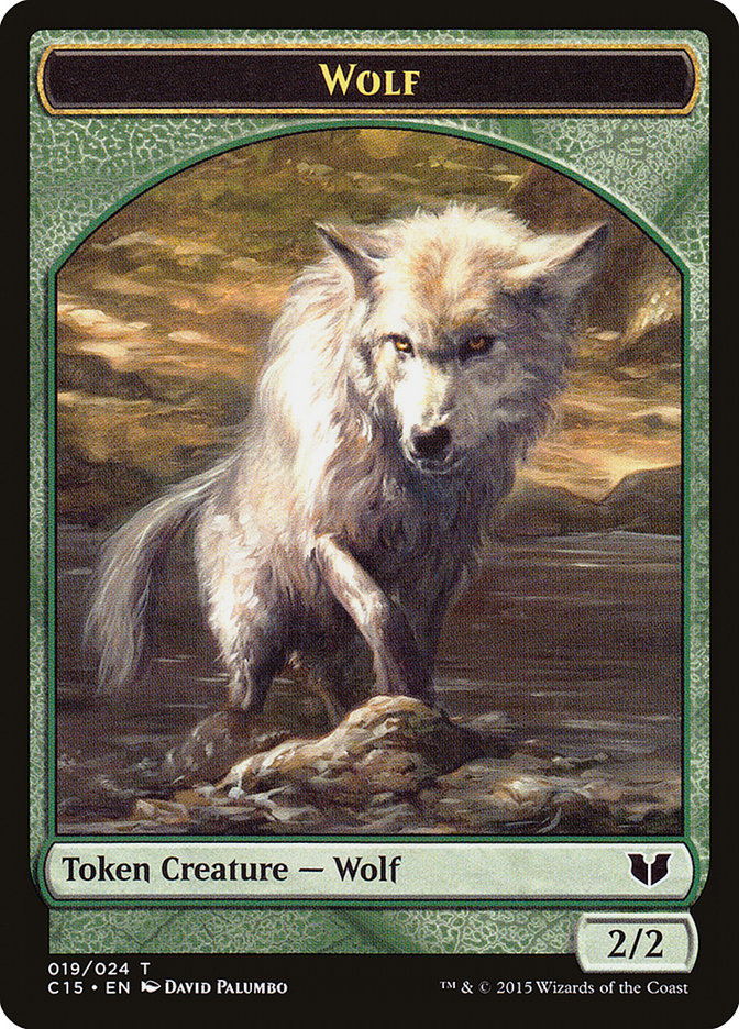 Spider // Wolf Double-Sided Token [Commander 2015 Tokens] - The Mythic Store | 24h Order Processing