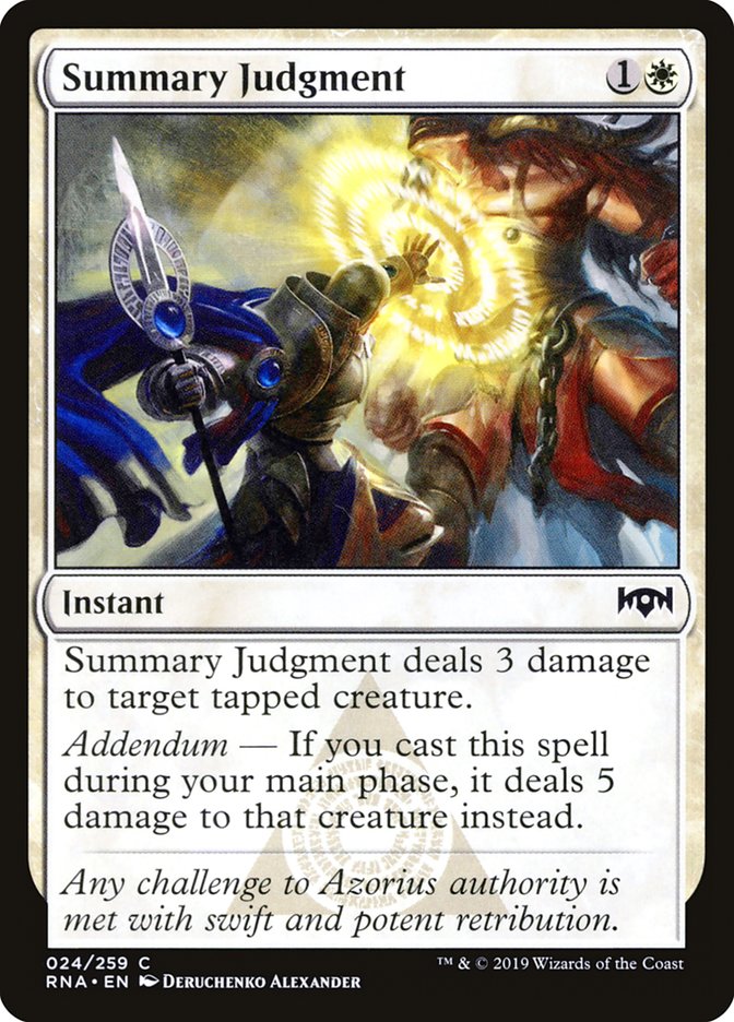 Summary Judgment [Ravnica Allegiance] - The Mythic Store | 24h Order Processing