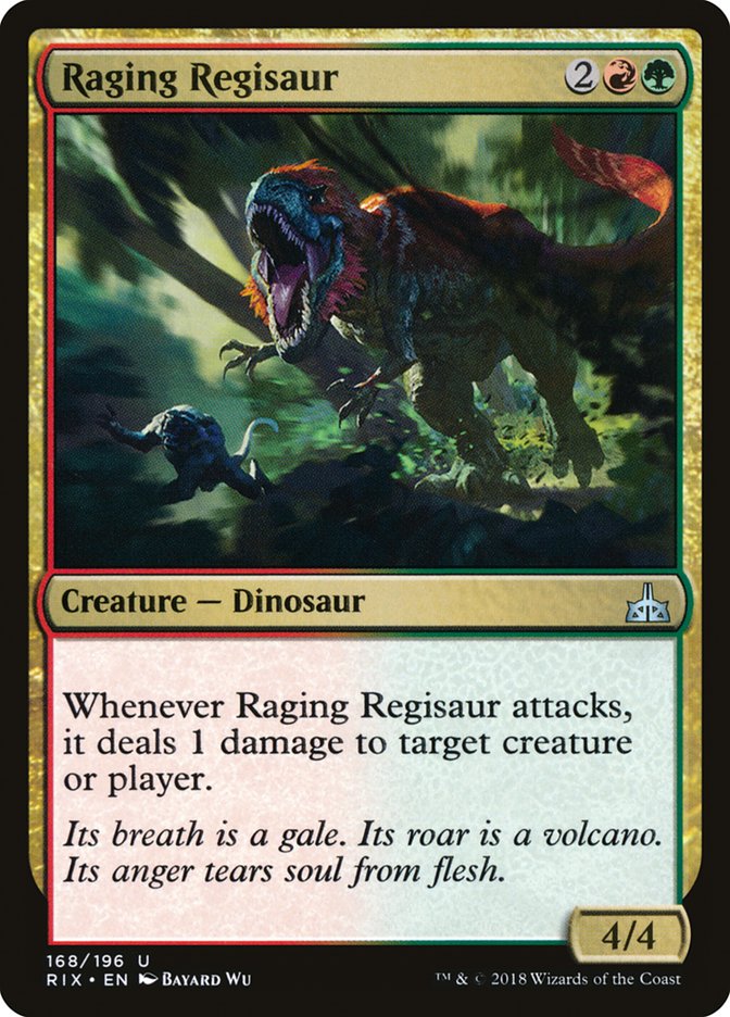 Raging Regisaur [Rivals of Ixalan] - The Mythic Store | 24h Order Processing