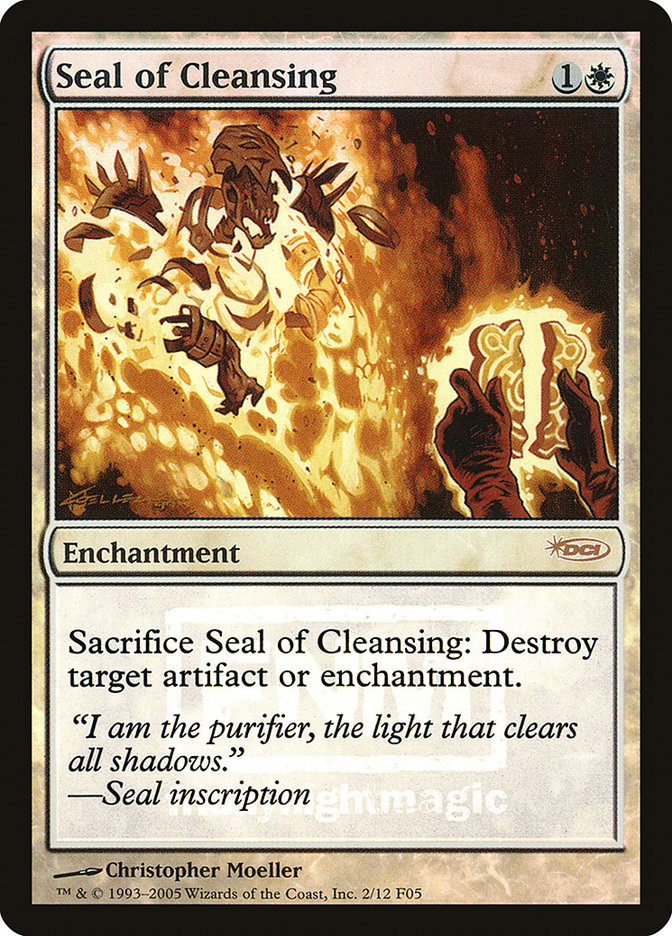 Seal of Cleansing [Friday Night Magic 2005] - The Mythic Store | 24h Order Processing