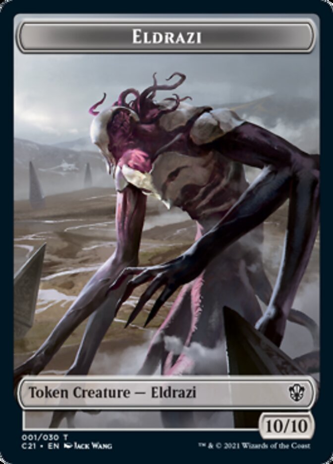Eldrazi // Champion of Wits Double-Sided Token [Commander 2021 Tokens] - The Mythic Store | 24h Order Processing