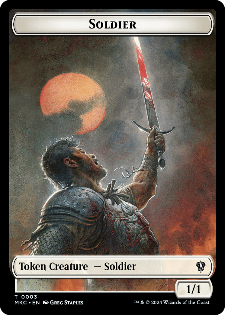 Soldier // Kobolds of Kher Keep Double-Sided Token [Murders at Karlov Manor Commander Tokens] - The Mythic Store | 24h Order Processing