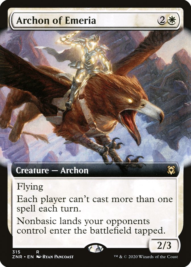 Archon of Emeria (Extended Art) [Zendikar Rising] - The Mythic Store | 24h Order Processing