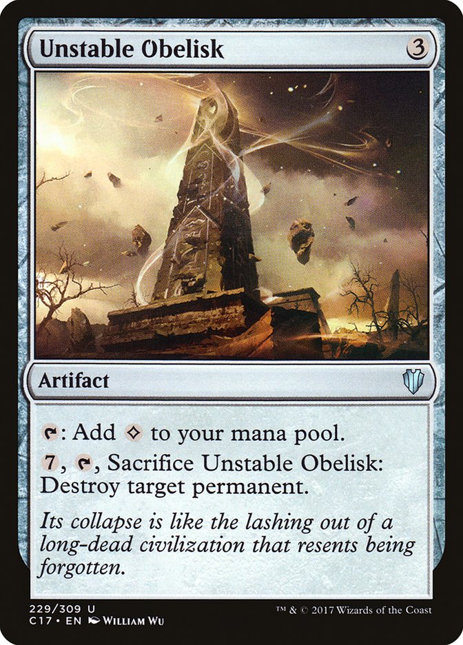 Unstable Obelisk [Commander 2017] - The Mythic Store | 24h Order Processing