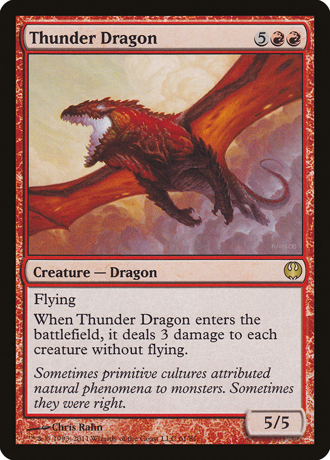 Thunder Dragon [Duel Decks: Knights vs. Dragons] - The Mythic Store | 24h Order Processing