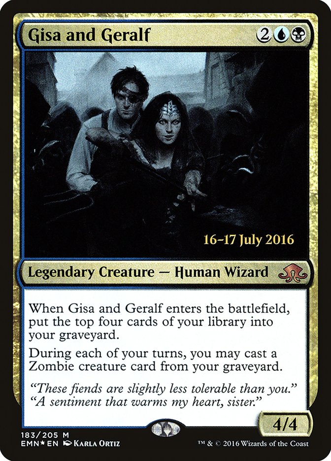 Gisa and Geralf [Eldritch Moon Prerelease Promos] - The Mythic Store | 24h Order Processing