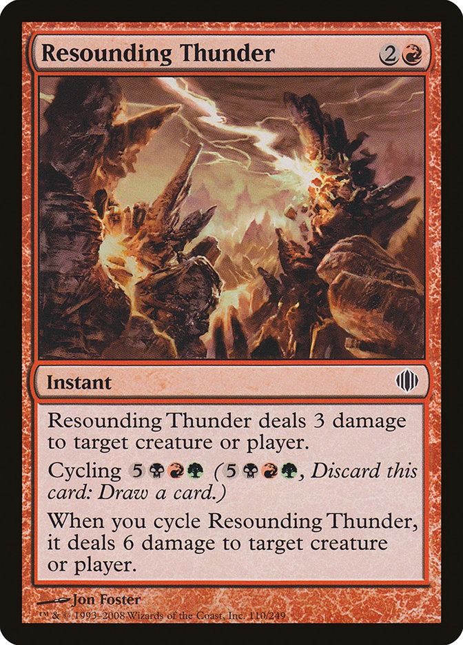 Resounding Thunder [Shards of Alara] - The Mythic Store | 24h Order Processing