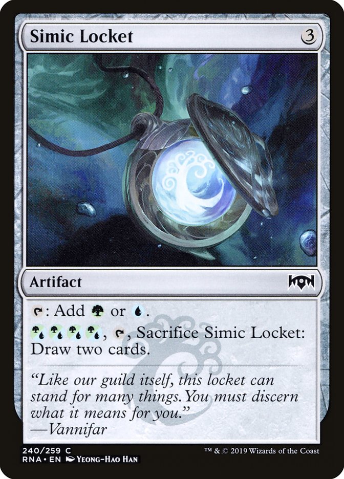 Simic Locket [Ravnica Allegiance] - The Mythic Store | 24h Order Processing