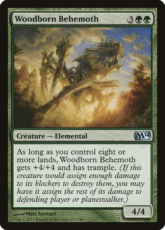 Woodborn Behemoth [Magic 2014] - The Mythic Store | 24h Order Processing