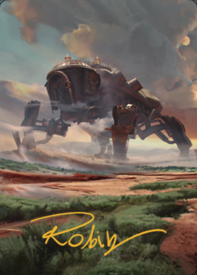Plains (2) Art Card (Gold-Stamped Signature) [The Brothers' War Art Series] - The Mythic Store | 24h Order Processing