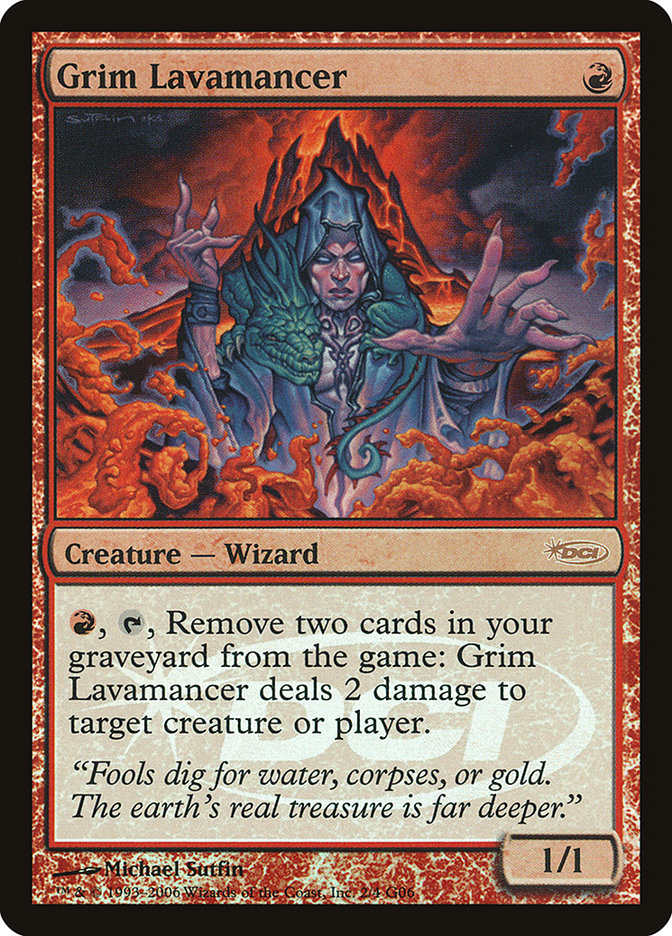 Grim Lavamancer [Judge Gift Cards 2006] - The Mythic Store | 24h Order Processing