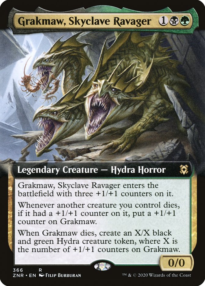 Grakmaw, Skyclave Ravager (Extended Art) [Zendikar Rising] - The Mythic Store | 24h Order Processing
