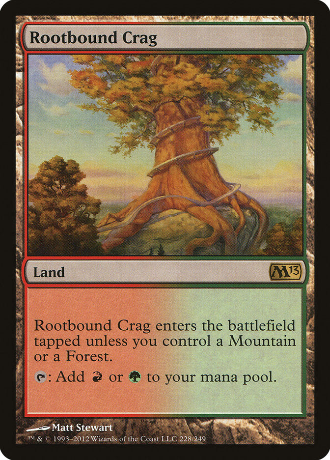 Rootbound Crag [Magic 2013] - The Mythic Store | 24h Order Processing