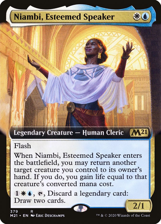 Niambi, Esteemed Speaker (Extended Art) [Core Set 2021] - The Mythic Store | 24h Order Processing