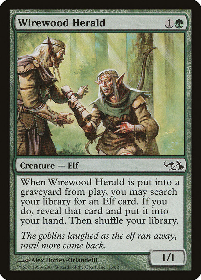 Wirewood Herald [Duel Decks: Elves vs. Goblins] - The Mythic Store | 24h Order Processing