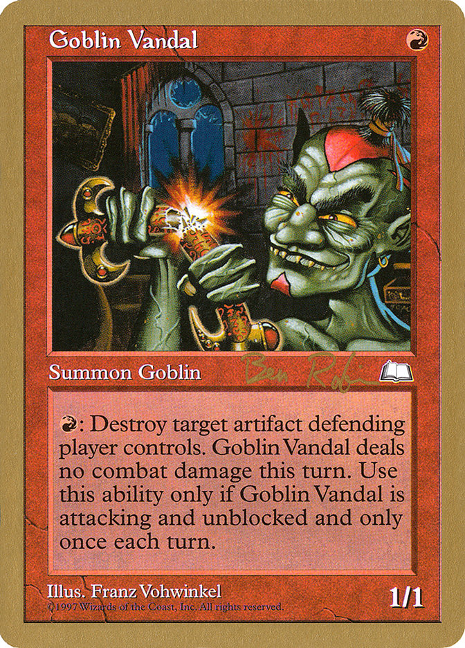 Goblin Vandal (Ben Rubin) [World Championship Decks 1998] - The Mythic Store | 24h Order Processing