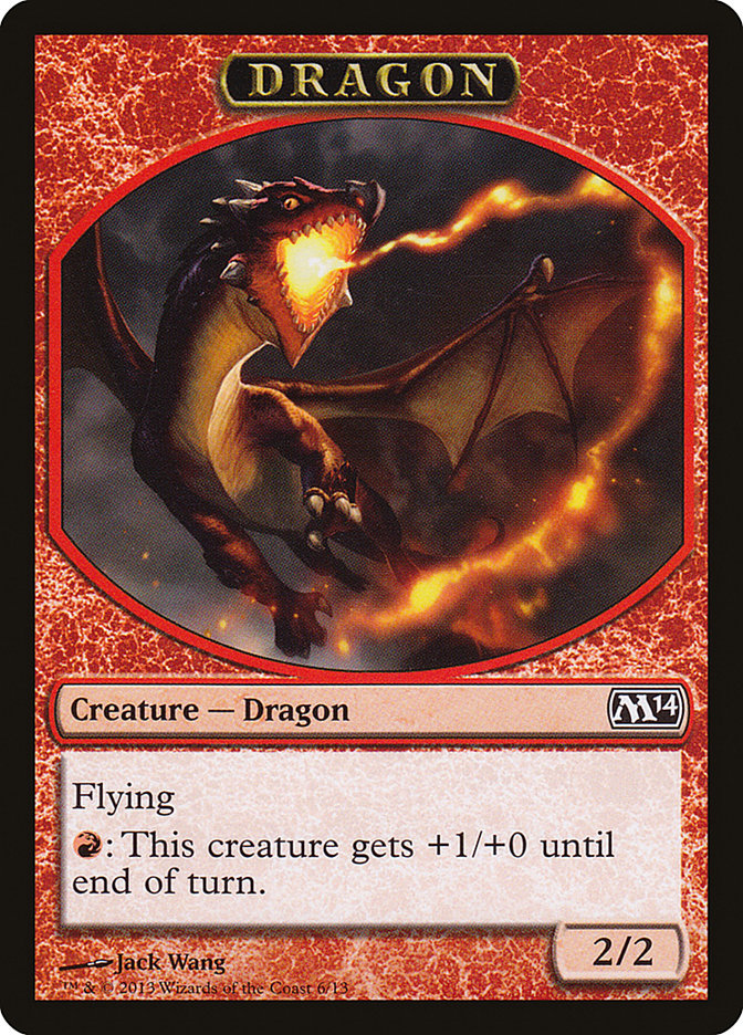 Dragon Token [Magic 2014 Tokens] - The Mythic Store | 24h Order Processing