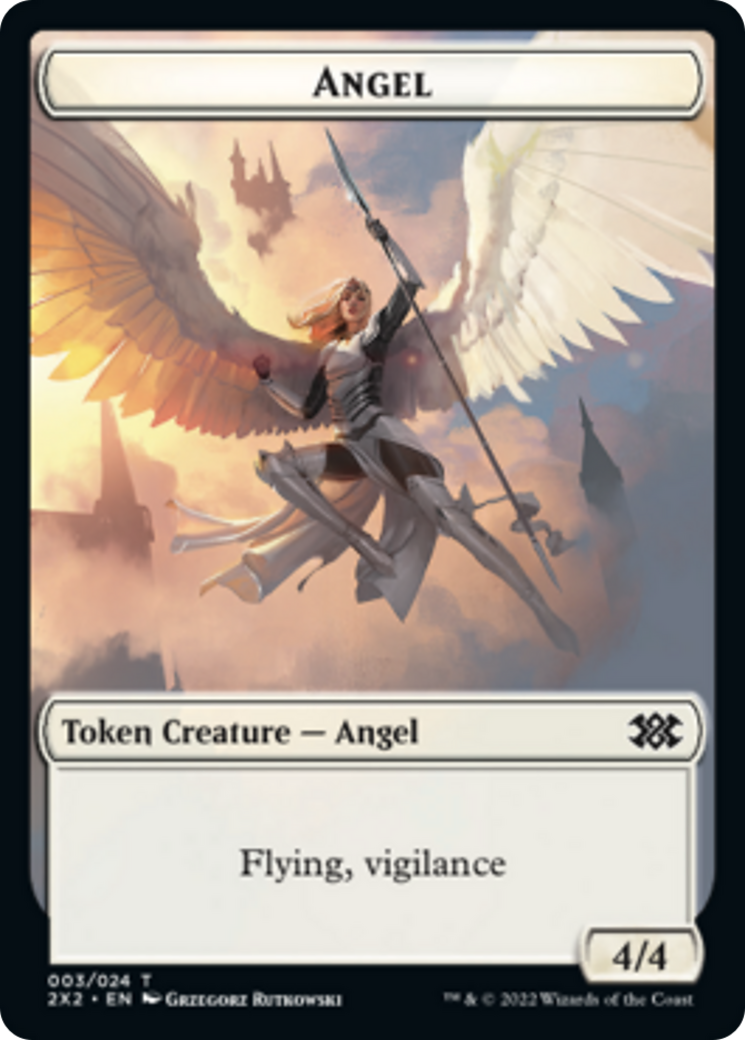 Drake // Angel Double-Sided Token [Double Masters 2022 Tokens] - The Mythic Store | 24h Order Processing