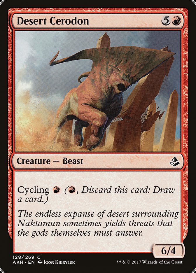 Desert Cerodon [Amonkhet] - The Mythic Store | 24h Order Processing