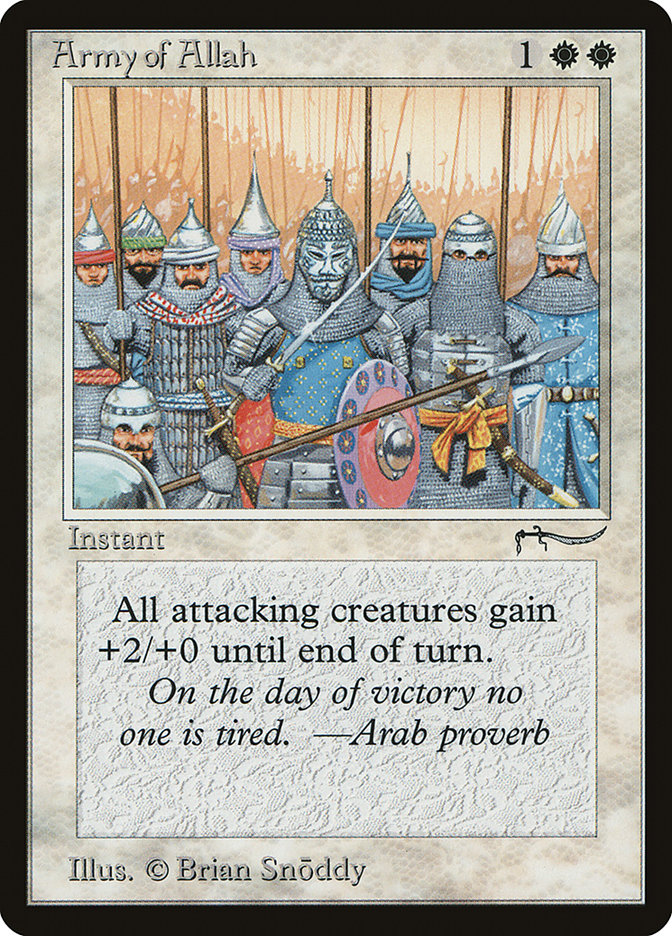 Army of Allah (Light Mana Cost) [Arabian Nights] - The Mythic Store | 24h Order Processing