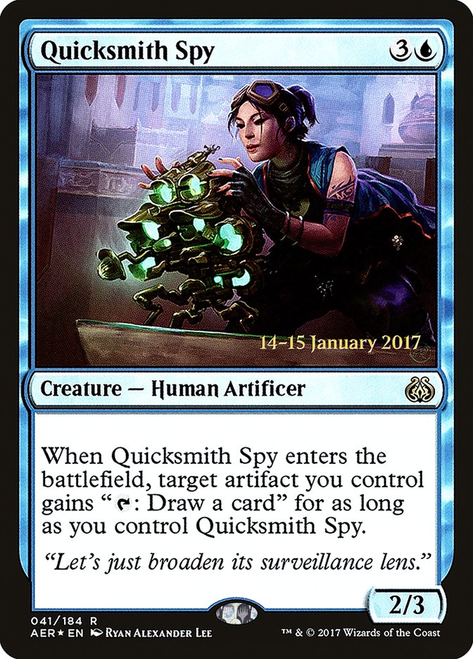 Quicksmith Spy [Aether Revolt Prerelease Promos] - The Mythic Store | 24h Order Processing