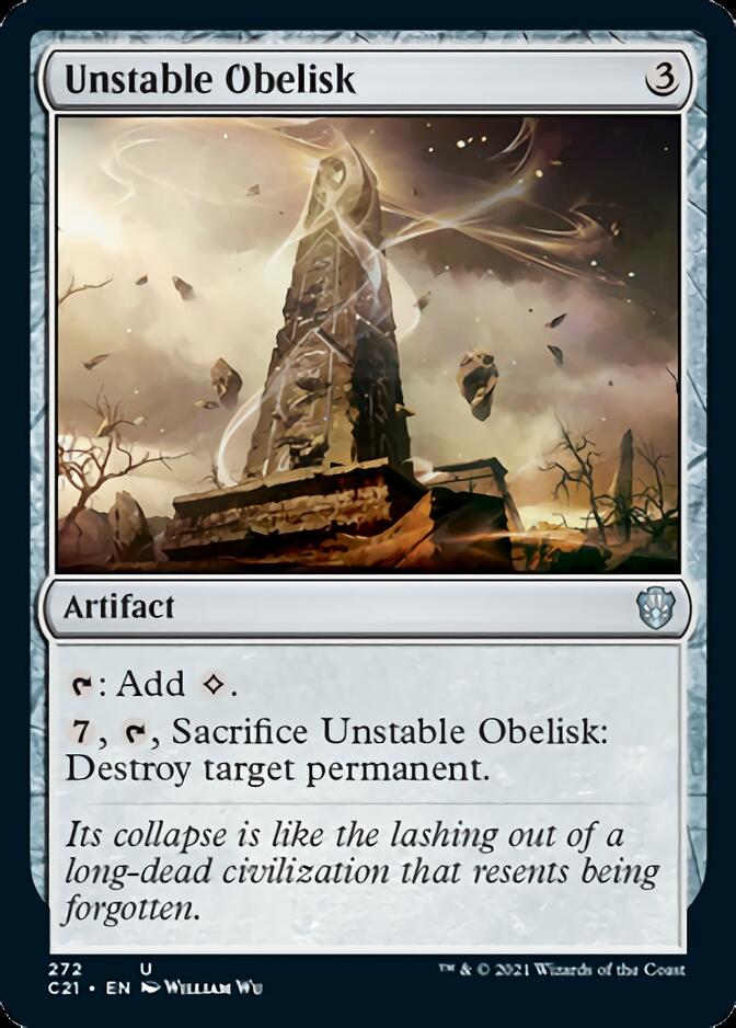 Unstable Obelisk [Commander 2021] - The Mythic Store | 24h Order Processing