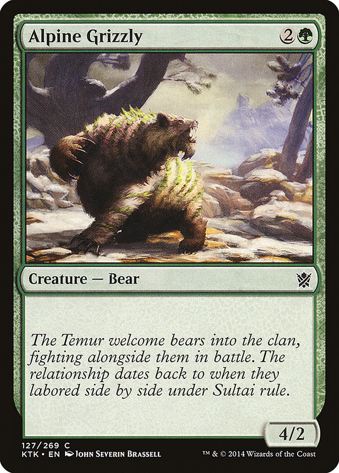 Alpine Grizzly [Khans of Tarkir] - The Mythic Store | 24h Order Processing