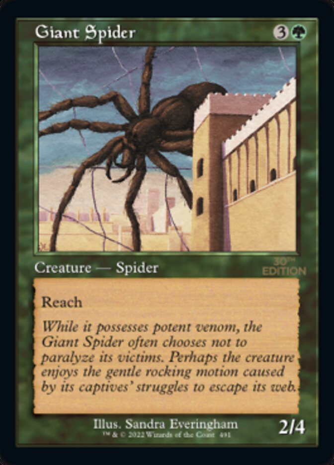 Giant Spider (Retro) [30th Anniversary Edition] - The Mythic Store | 24h Order Processing