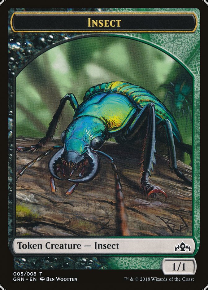 Saproling // Insect Double-Sided Token [Guilds of Ravnica Guild Kit Tokens] - The Mythic Store | 24h Order Processing