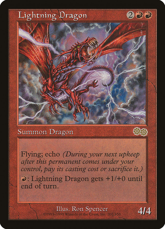 Lightning Dragon [Urza's Saga] - The Mythic Store | 24h Order Processing