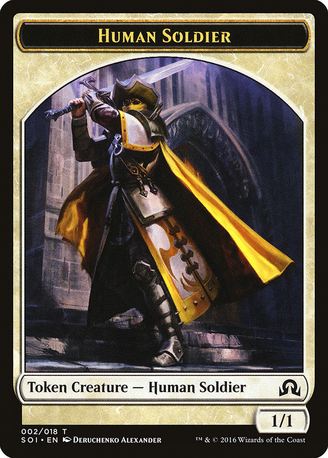 Human Soldier Token [Shadows over Innistrad Tokens] - The Mythic Store | 24h Order Processing