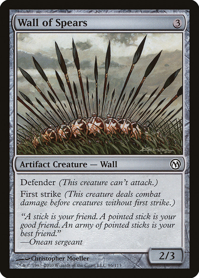 Wall of Spears [Duels of the Planeswalkers] - The Mythic Store | 24h Order Processing