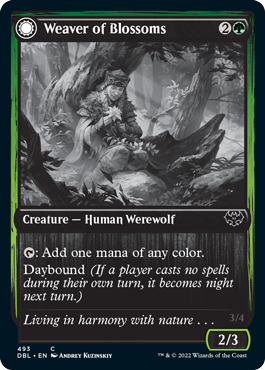 Weaver of Blossoms // Blossom-Clad Werewolf [Innistrad: Double Feature] - The Mythic Store | 24h Order Processing