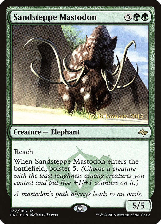 Sandsteppe Mastodon [Fate Reforged Prerelease Promos] - The Mythic Store | 24h Order Processing