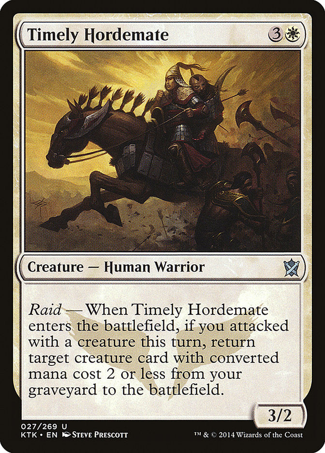 Timely Hordemate [Khans of Tarkir] - The Mythic Store | 24h Order Processing