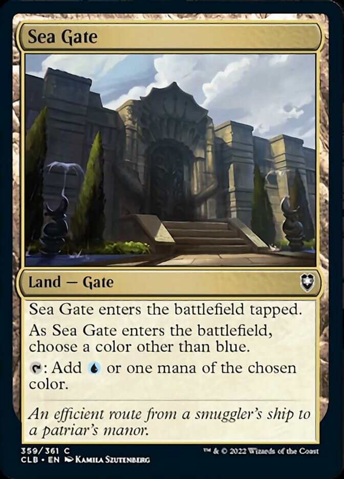 Sea Gate [Commander Legends: Battle for Baldur's Gate] - The Mythic Store | 24h Order Processing