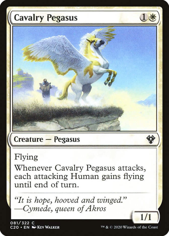 Cavalry Pegasus [Commander 2020] - The Mythic Store | 24h Order Processing