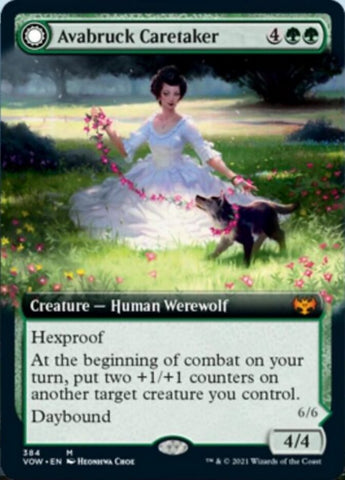 Avabruck Caretaker // Hollowhenge Huntmaster (Extended Art) [Innistrad: Crimson Vow] - The Mythic Store | 24h Order Processing