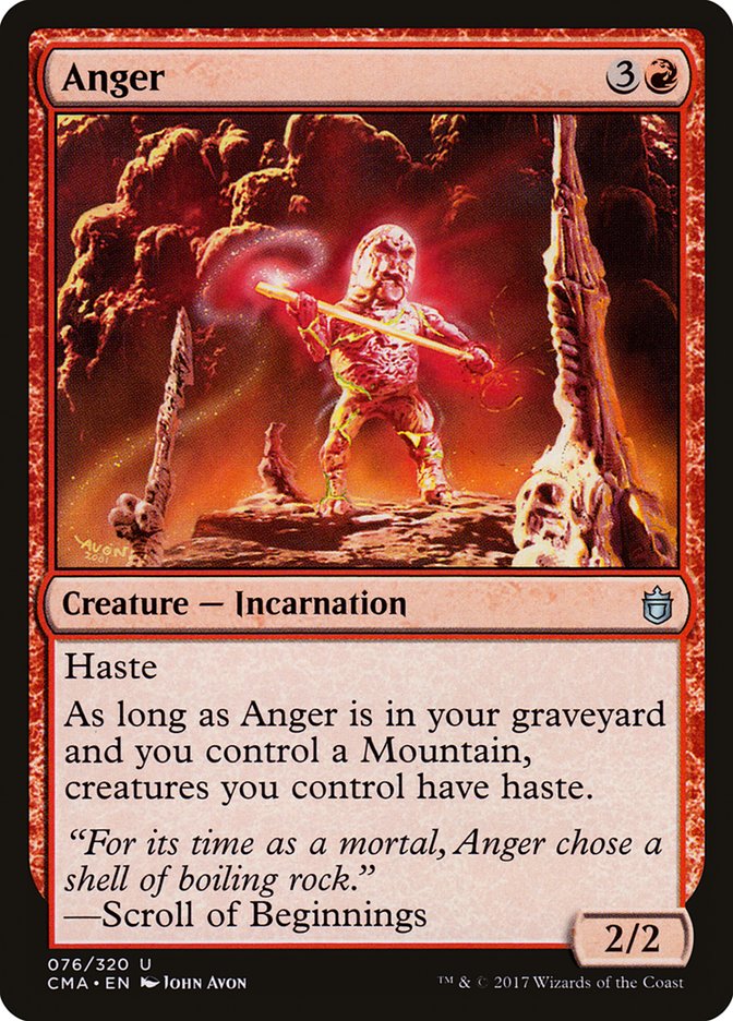 Anger [Commander Anthology] - The Mythic Store | 24h Order Processing