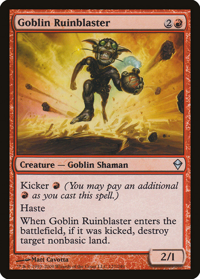 Goblin Ruinblaster [Zendikar] - The Mythic Store | 24h Order Processing
