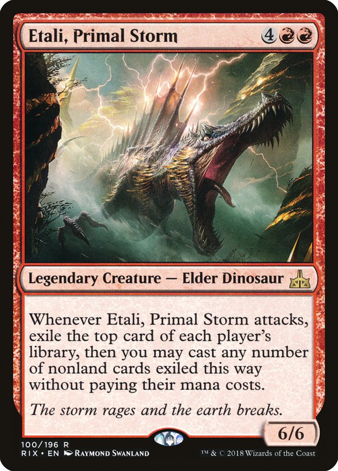 Etali, Primal Storm [Rivals of Ixalan] - The Mythic Store | 24h Order Processing
