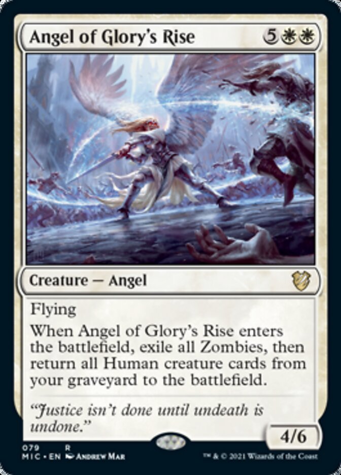 Angel of Glory's Rise [Innistrad: Midnight Hunt Commander] - The Mythic Store | 24h Order Processing